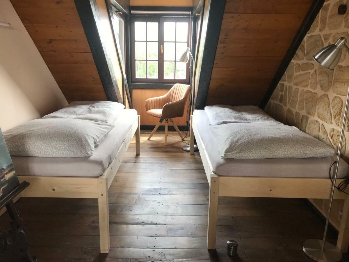 Fewo Turmzimmer Im Rittergut Leppersdorf Bei Dresden Dış mekan fotoğraf